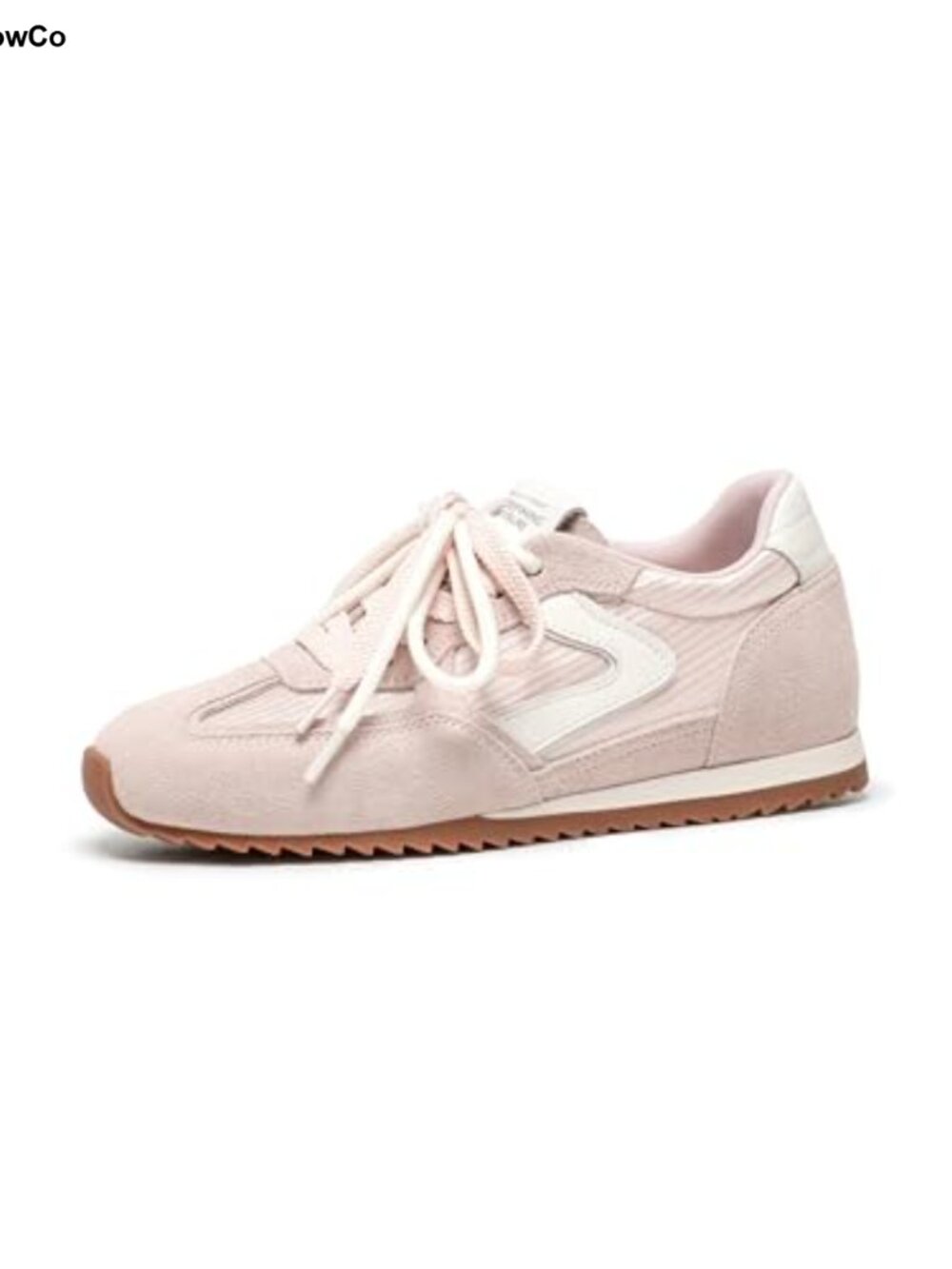 Retro Suede Leather Sneakers Lace-Up Casual Tennis Walking Shoes